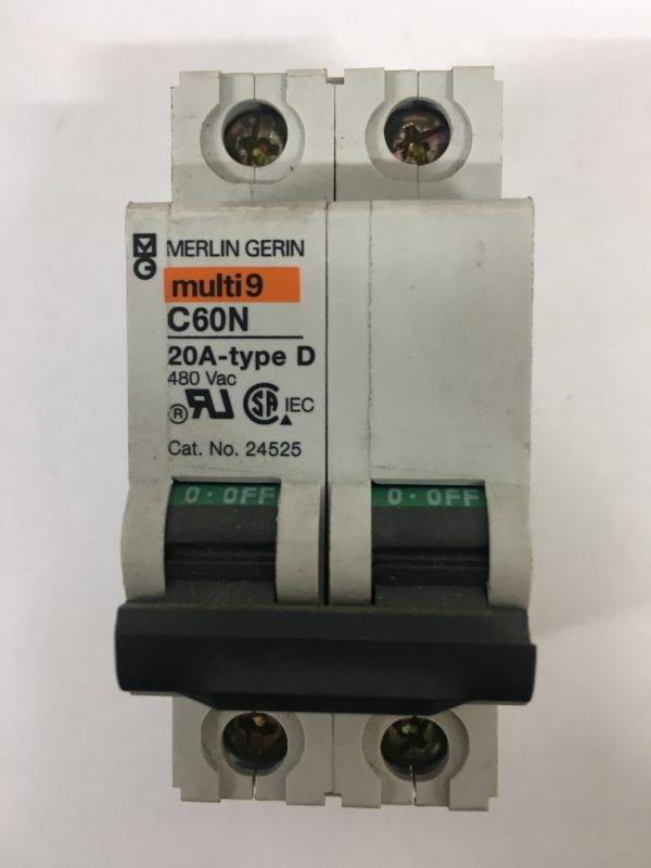 C60N-B6 New Merlin Gerin Multi 9 Circuit Breaker 1 Pole 6A 24049 230/400V 